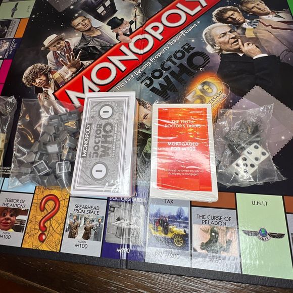 Monopoly Doctor Who 50th Anniversary Collector’s Edition Open Box Original Pac.. - Picture 10 of 16
